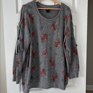 Torrid x Disney Bambi Gray Sweatshirt, 2X Plus